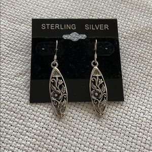 Sterling Silver Floral earrings